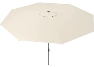 Umbrelă terasă Soluna Nancy Ø 400 cm H 275 cm 220 g/mp poliester ecru