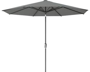 Umbrelă terasă Soluna Sarry Ø 300 cm H 246 cm 220 g/mp poliester gri închis