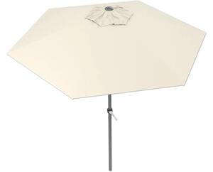 Umbrelă terasă Soluna Nancy Ø 250 cm H 244 cm 160 g/mp poliester ecru