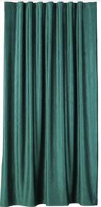Draperie catifea cu rejansă multifuncțională Solevito Roma verde 140x260 cm