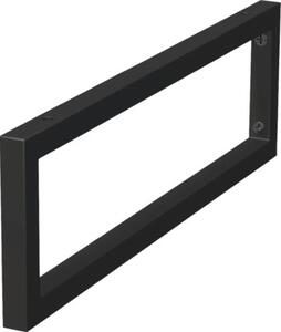 Consolă suport blat lavoar baie 45x2x14 cm negru mat Jungborn TRENTA