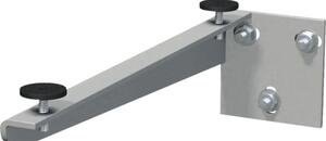 Consolă suport blat lavoar baie 45x10x10 cm gri mat Jungborn TRENTA stânga