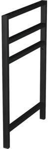 Cadru suport blat lavoar baie 45x68 cm metal negru Jungborn TRENTA