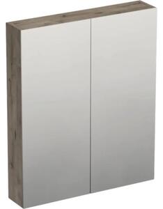 Dulap baie cu oglindă Jungborn TRENTA 60x72 cm PAL stejar Wellington 2 uşi