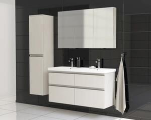 Dulap baie cu oglindă Jungborn TRENTA 120x72 cm PAL caşmir 3 uşi