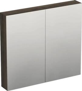Dulap baie cu oglindă Jungborn TRENTA 80x72 cm PAL stejar Gladstone 2 uşi
