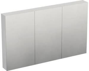 Dulap baie cu oglindă Jungborn TRENTA 120x72 cm PAL alb 3 uşi