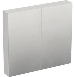 Dulap baie cu oglindă Jungborn TRENTA 80x72 cm PAL alb 2 uşi