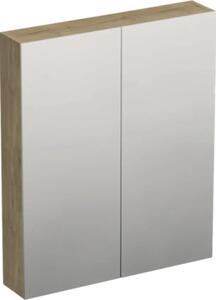 Dulap baie cu oglindă Jungborn TRENTA 60x72 cm PAL stejar Halifax 2 uşi