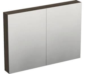 Dulap baie cu oglindă Jungborn TRENTA 100x72 cm PAL stejar Gladstone 2 uşi