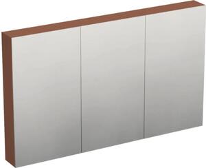 Dulap baie cu oglindă Jungborn TRENTA 120x72 cm PAL cotto 3 uşi