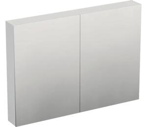 Dulap baie cu oglindă Jungborn TRENTA 100x72 cm PAL alb 2 uşi