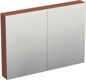 Dulap baie cu oglindă Jungborn TRENTA 100x72 cm PAL cotto 2 uşi