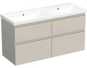 Set mobilier baie suspendat Jungborn TRENTA 120 cm cașmir mâner crom