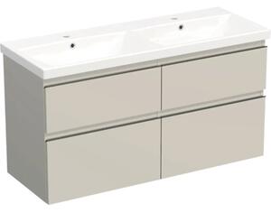 Set mobilier baie suspendat Jungborn TRENTA 120 cm cașmir mâner negru