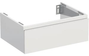 Dulap bază lavoar baie suspendat Jungborn TRENTA 70 cm PAL alb mat mâner alb