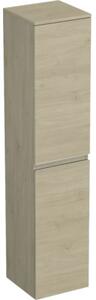 Dulap baie înalt suspendat 35x161,8 cm PAL stejar Kendal Jungborn TRENTA dr. mâner argintiu