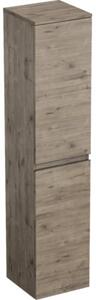Dulap baie înalt suspendat 35x161,8 cm PAL stejar Wellington Jungborn TRENTA st. mâner negru