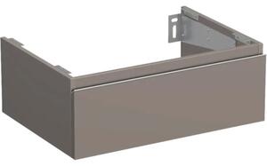 Dulap bază lavoar baie suspendat Jungborn TRENTA 70 cm PAL Basalto mâner argintiu