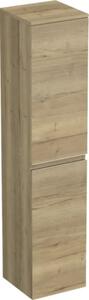 Dulap baie înalt suspendat 35x161,8 cm PAL stejar Halifax Jungborn TRENTA st. mâner argintiu