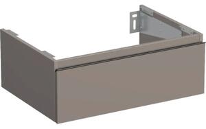 Dulap bază lavoar baie suspendat Jungborn TRENTA 70 cm PAL Basalto mâner negru