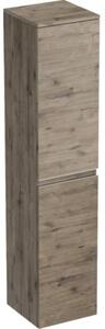 Dulap baie înalt suspendat 35x161,8 cm PAL stejar Wellington Jungborn TRENTA dr. mâner argintiu