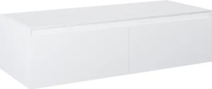 Dulap bază lavoar baie suspendat Jungborn DECEM 120x45,8 cm MDF alb mat 2 sertare