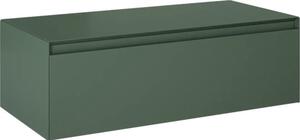 Dulap bază lavoar baie suspendat Jungborn DECEM 100x45,8 cm MDF verde mat 1 sertar