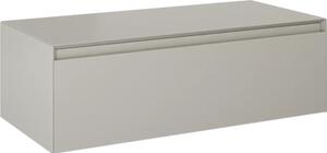 Dulap bază lavoar baie suspendat Jungborn DECEM 100x45,8 cm MDF fume mat 1 sertar