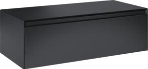 Dulap bază lavoar baie suspendat Jungborn DECEM 100x45,8 cm MDF negru mat 1 sertar