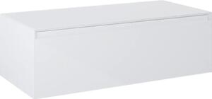 Dulap bază lavoar baie suspendat Jungborn DECEM 100x45,8 cm MDF alb lucios 1 sertar