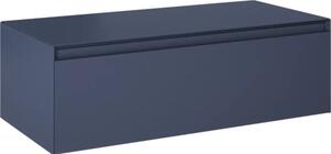 Dulap bază lavoar baie suspendat Jungborn DECEM 100x45,8 cm MDF albastru navy mat 1 sertar