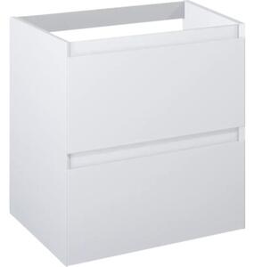 Dulap bază lavoar baie suspendat Jungborn DECEM 60 cm MDF alb mat 2 sertare
