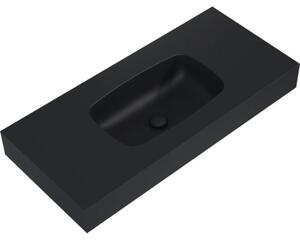 Lavoar suspendat Jungborn DECEM 100,8x46 cm negru mat