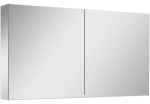 Dulap baie cu oglindă Jungborn 120,6x63,8 cm PAL gri 2 uşi