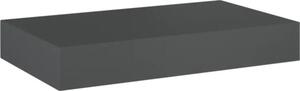 Blat lavoar baie marmură compactă antracit mat 80,6x46 cm Jungborn