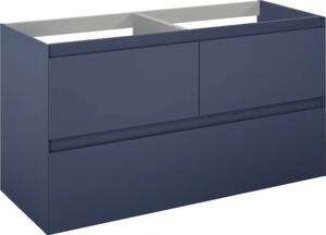 Dulap bază lavoar baie suspendat Jungborn DECEM 120 cm MDF albastru navy mat 3 sertare
