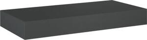 Blat lavoar baie marmură compactă antracit mat 100,8x46 cm Jungborn