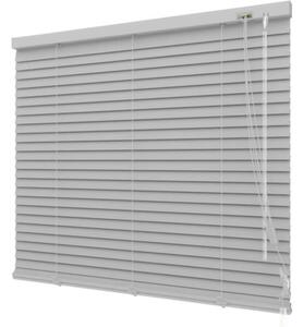 Jaluzea aluminiu Soluna 130x170 cm gri, cu 20% mai multe lamele pentru un efect de întunecare mai intens