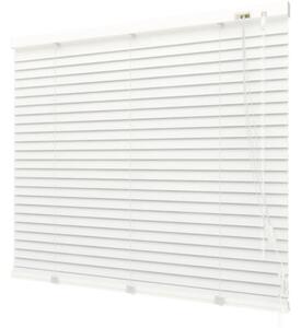 Jaluzea aluminiu Soluna 120x130 cm albă, cu 20% mai multe lamele pentru un efect de întunecare mai intens
