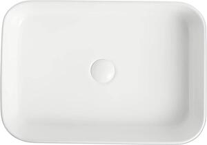Lavoar pe blat Jungborn THREE 55X38 cm alb lucios