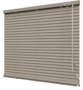 Jaluzea aluminiu Soluna 110x170 cm mocca, cu 20% mai multe lamele pentru un efect de întunecare mai intens