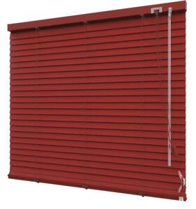 Jaluzea aluminiu Soluna 190x170 cm roșu, cu 20% mai multe lamele pentru un efect de întunecare mai intens