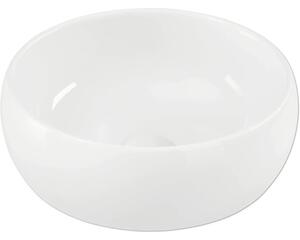 Lavoar pe blat Jungborn TWO Ø38 cm alb lucios