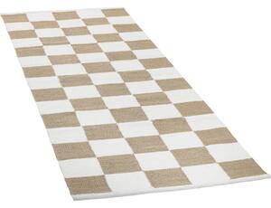Traversă Solevito pătrate bej 60x180 cm