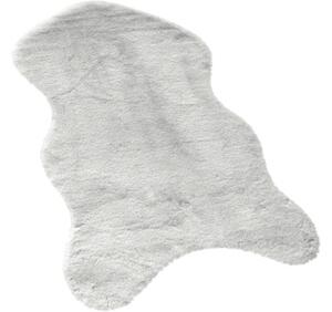 Covor blană artificială Solevito Florenz Shape gri deschis 55x80 cm