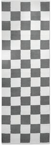 Traversă Solevito pătrate gri 60x180 cm
