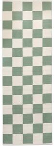 Traversă Solevito pătrate verde 60x180 cm