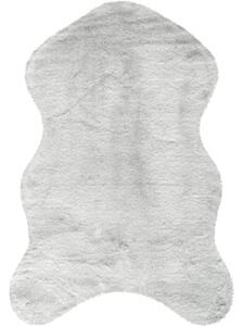 Covor blană artificială Solevito Florenz Shape gri deschis 55x80 cm