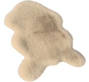 Covor blană lavabil Romance Premium Shape bej nisipiu 60x90 cm